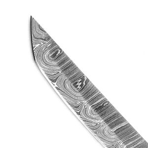 Damascus Steel High Quality Kitchen Cleaver <b>Blade</b> with DIY Steel Handle Camping <b>Knife</b> OEM Option - Product Image 3