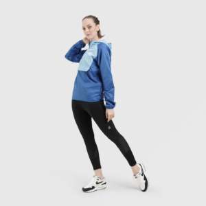Sweat-shirt à capuche léger pour femme Orphix (bleu) avec impression en relief, logo personnalisé, taille XS, saison hiver et printemps - Product Image 4