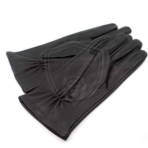 Guantes de cuero con aspecto atemporal y forro interior cómodo Guantes de cuero para uso en exteriores con material duradero - Product Image 4