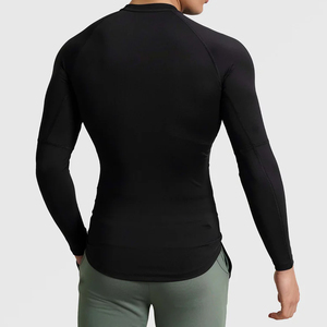 Rash Guard OEM Sublimation Printed MMA Bjj Rash Guard Compression Shirts for Men's Short Sleeve Rash Guard Shirts - Product Image 2