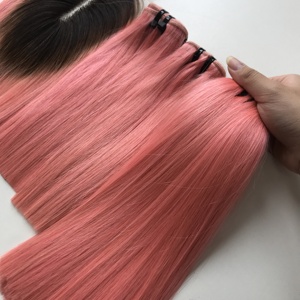 Paquete de extensiones de cabello humano recto de hueso de muestra gratis con cierre de encaje transparente Peluca de encaje frontal Ingredientes esenciales - Product Image 4