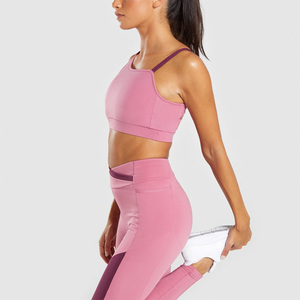 Swimsuit <b>Women</b> High Slit Swimwear OEM Custom New Sexy Solid Two Piece Bikini Beachwear - Product Image 5