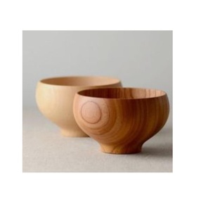 Cuencos de madera minimalistas modernos Diseño ecológico versátil para fiestas para sopas Cereales o Pasta - Product Image 6