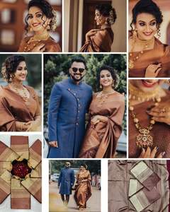 ผ้าไหมนุ่มบริสุทธิ์สารีผลิตภัณฑ์ทอมือนุ่มต้นฉบับ สุดยอดผ้าช่างทอมือโบราณสารีทองคําหนักบิ๊ก Jacquard - Product Image 3