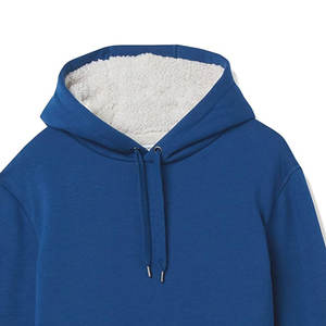 Jersey liso de algodón polar personalizado Slim Fit con capucha para hombres/estilo callejero en blanco liso Casual hombres sudaderas con capucha - Product Image 4