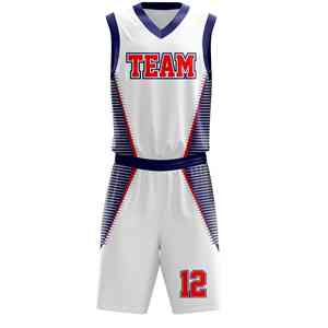 Vente chaude Ensemble d'uniformes de basket-ball à séchage rapide LOGO personnalisé avec nouveau design et caractéristique respirante Vêtements de basket-ball sublimés - Product Image 4