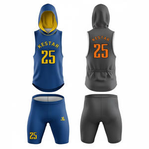 Private Label Your Own Logo 7V7 Custom Hooded Sleeveless Printed <b>Compression</b> <b>Shirts</b> 100% Polyester Quick Dry Uniforms - Product Image 5
