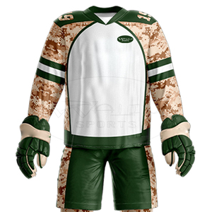 アイスホッケーユニフォームチーム用カスタマイズロゴ昇華プリントチームスポーツギア - Product Image 1