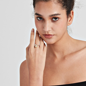 Nueva gran oferta, exquisita <span class=keywords><strong>serie</strong></span> versátil, anillo de circón de girasol, joyería de fiesta con piedra de diamante para regalo de vacaciones, envío de amigos - Product Image 6