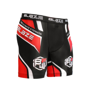 Pantalones de compresión de gimnasio para hombres, pantalones cortos deportivos de levantamiento de cadera elásticos en 4 direcciones transpirables con estampado personalizado y cosidos, Kimono Jiu Jitsu - Product Image 1