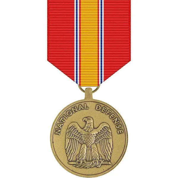 Medaglia del servizio di difesa nazionale in ottone in metallo pressofuso medaglione souvenir di emergenza nazionale 2d eagle hero honnor NDSM awards Medal