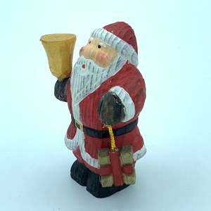 Statua di Babbo Natale in Legno Intagliata a Mano YEEYAYA, Figurina Natalizia e Decorazione per la Casa - Product Image 2