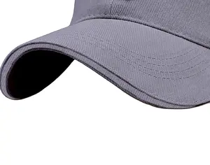 Topi produsen topi Premium kustom topi bola bisbol terstruktur pinggiran melengkung 5 panel dengan logo kustom