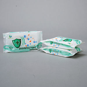 Kawaii 1 paquete de 20 toallitas húmedas de limpieza ecológicas con aroma a hierba de limón hojas suaves y convenientes para uso familiar y del bebé - Product Image 3