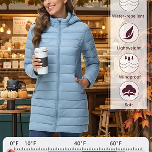 แจ็กเก็ตทรงพองบุนวมสำหรับผู้หญิงสำหรับผู้ใหญ่ฤดูหนาวใหม่ - Product Image 6