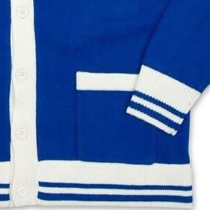 Wholesale Custom Designer Unisex <b>Cardigan</b> Sweater 100% Cotton V-neck Thick <b>Long</b> Sleeve Embroidery High Quality Autumn - Product Image 2