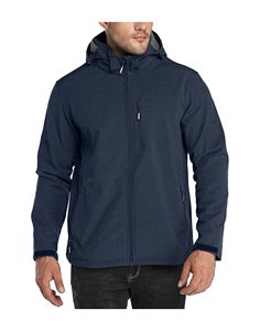 Veste Softshell sur mesure pour hommes légers de vente chaude avec fermeture à glissière nouvelle conception de toile d'hiver Boomletcorp prix de gros - Product Image 1