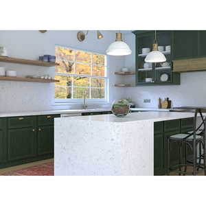 Custom Kitchen & Bathroom Vanity <b>Tops</b> Calacatta Quartz Stone Countertops Prefab Cut Carrara Calacata for Hotel Projects - Product Image 1