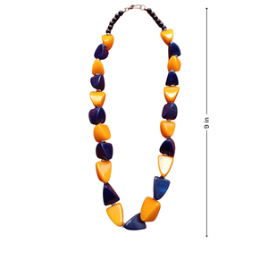 Sunset Indigo Bohemian Geometric Beaded Necklace Religious Ethnic Trendy <b>Chains</b> Agate Pearl Diamond <b>Rope</b> <b>Chain</b> for Party Gift - Product Image 4