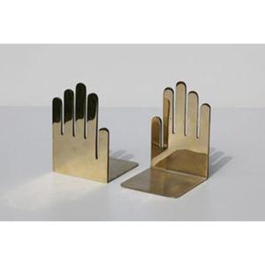 Serre-livres en métal de qualité supérieure avec un design élégant idéal pour créer un look sophistiqué dans toute bibliothèque ou bureau à la maison - Product Image 6