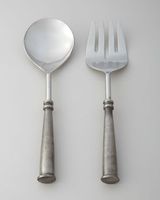 Juego de servidor de ensalada de acero inoxidable con acabado dorado con elegancia artística, perfecto para hogares modernos o eventos profesionales
