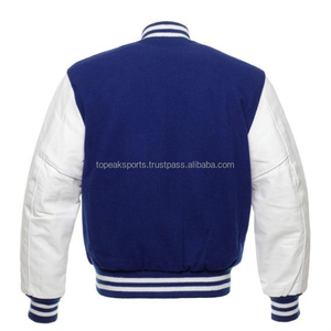 Blouson universitaire en laine noire avec manches en cuir rouge, modèle 2026, le plus vendu pour hommes – 100 % haute qualité, faible MOQ, vestes chauffantes tendance - Product Image 6
