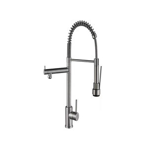 Robinet à LED pour évier à ressort en acier inoxydable ZEPENG <span class=keywords><strong>Double</strong></span> <span class=keywords><strong>sortie</strong></span> d'<span class=keywords><strong>eau</strong></span> rotative à 360 ° avec robinet de purification d'<span class=keywords><strong>eau</strong></span> - Product Image 2