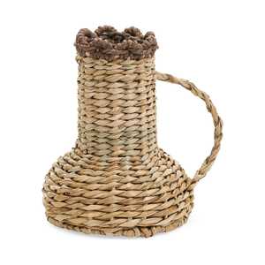 Vintage Handcrafted Grass Decorative <b>Vase</b> Elegant Woven Natural <b>Vase</b> Perfect For Displaying <b>Small</b> Blooms Or As A Statement Piece - Product Image 5