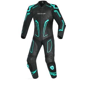 Chaqueta Deportiva de Cuero para Hombre, Manga Larga, Impermeable, Reflectante, Certificada CE, Cortavientos, para Todas las Estaciones, 300g, para Motociclismo y Automovilismo - Product Image 1