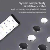 QC PT02 Mini rastreador portátil inalámbrico de fábrica Etiqueta de seguimiento Buscador de llaves inteligente Dispositivo antipérdida de vida inteligente Localizador de mascotas GPS Blu