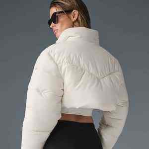 <b>Women</b> Hooded Down <b>Puffer</b> <b>Jacket</b> Thick Quilted Warm Winter Outerwear Casual Fashion - Product Image 4