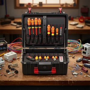 Gedore - Juego de Herramientas para Electricista de 89 Piezas, Práctico Juego de Herramientas Esenciales - Product Image 3