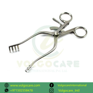 Retractor Weitlaner Manual de Acero Inoxidable de Alta Calidad al por Mayor, Puntas Afiladas de 13 cm, Gancho para Heridas 3x4 para Cirugía Médica, CE - Product Image 2