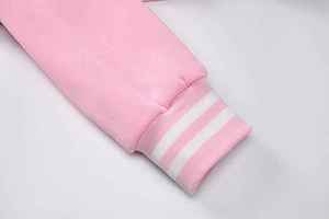 Nueva venta al por mayor Varsity Letterman chaqueta mujer béisbol personalizado Letterman Varsity chaqueta mujer Crop Varsity chaquetas - Product Image 6