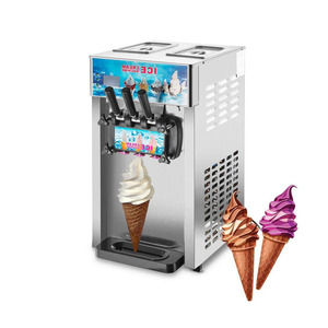Máquina de helados compacta diseño eficiente potente equipo duradero adecuado para hacer postres congelados - Product Image 3