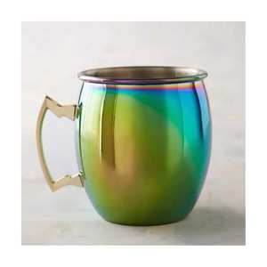 Venta caliente con precio razonable Tazas de mula de Moscú Taza de mula de cobre grabada Mango de latón con alta calidad - Product Image 5