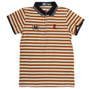 Polo pour garçons - Marron - Product Image 1