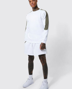 Chándales de algodón transpirables Unisex al por mayor para hombre chándal de Jogger de diseñador con logotipo personalizado chándal de nailon reflectante para hombre - Product Image 2