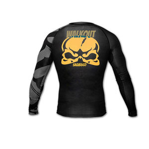 Camo Full Sleeve Rash Guard, Hot Sale Compression Shirt & Sports <b>Bjj</b> Rash Guard For <b>Bjj</b> - Product Image 3