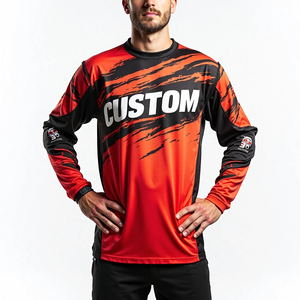 Camiseta de carreras de Motocross para hombre, manga larga personalizada, transpirable, a prueba de viento, diseño sublimado para uso en bicicleta y motocicleta ATV - Product Image 6