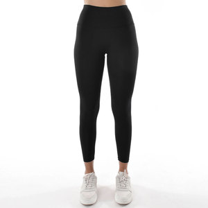 Leggings deportivos de color negro para mujer, recién llegados, mallas deportivas con realce de glúteos, mallas de gimnasio sin costuras con logotipo personalizado de alta calidad - Product Image 6