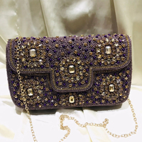Pochette de soirée de styliste faite à la main