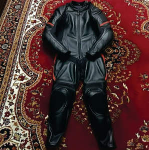 ชุดหนังสำหรับแข่งรถมอเตอร์ไซค์แบบมืออาชีพสั่งทำพิเศษ กันลม ระบายอากาศ แห้งเร็ว บริการ OEM ดีไซน์ใหม่ - Product Image 6