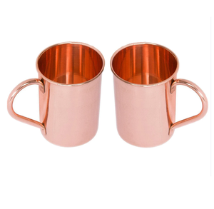 100% Pure Copper 500ml <b>Mug</b> Stylish Design Handmade High Quality <b>Thermal</b> Insulation Eco-Friendly Drinkware for Beverages Hotels - Product Image 1