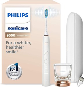 DiamondClean 9000 Cepillo de dientes eléctrico HX9911/94, programas de limpieza con 4 sónico cepillo de dientes, 3 intensidades - Product Image 6