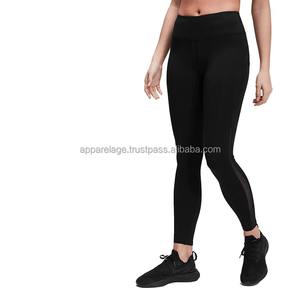 2024 logotipo personalizado suave cintura alta XL pantalones de entrenamiento mallas de yoga sin costuras para damas para correr Atlético - Product Image 3
