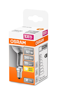 Lampada LED Star R50 E14 4.3W 2700K 345Lm con Riflettore in Cristallo (Osram 4058075126022) - Product Image 2