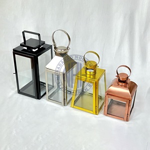 2026 High Quality <b>Mini</b> Tea Light Candle <b>Lanterns</b> Metal Design Pillar Holders Jars Home Decor Wholesale Factory Supply - Product Image 4