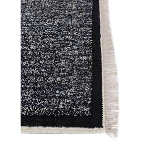 Alfombra de Lana Tejida Plana Gris Negra Atelier Adar-1010, Rectangular, Abstracta, Hecha a Mano, para el Hogar, Pasillo, Alfombra de Yute para la Sala - Product Image 4