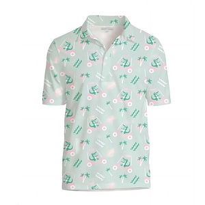 เสื้อฮาวายแขนกุดด้านหน้าผ้าลูกฟูกสำหรับผู้ชายเสื้อลำลองโลโก้ด้านหน้าแบบทึบผ้าสแปนเด็กซ์/ ผ้าฝ้ายสวมใส่สบาย - Product Image 6